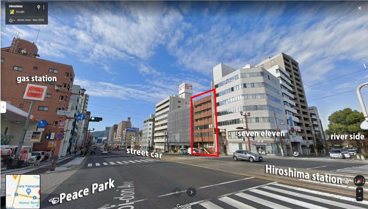 Bhotel Dai3Himawari - 2Br Good For 6Ppl Overlooking Peace Park With Wifi! Hiroshima Luaran gambar